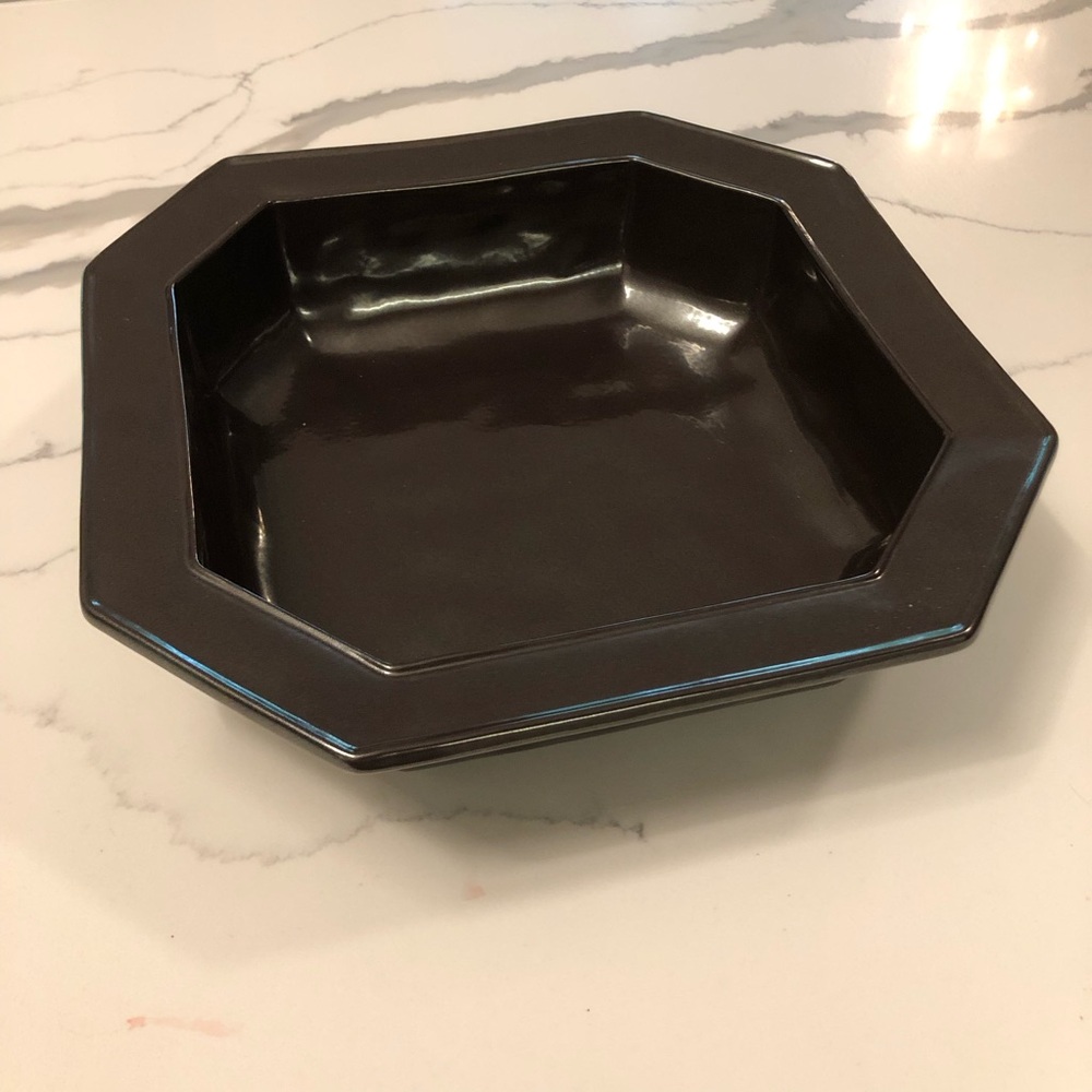 Juliska Pewter Stoneware Octagonal Bowl Discontinued